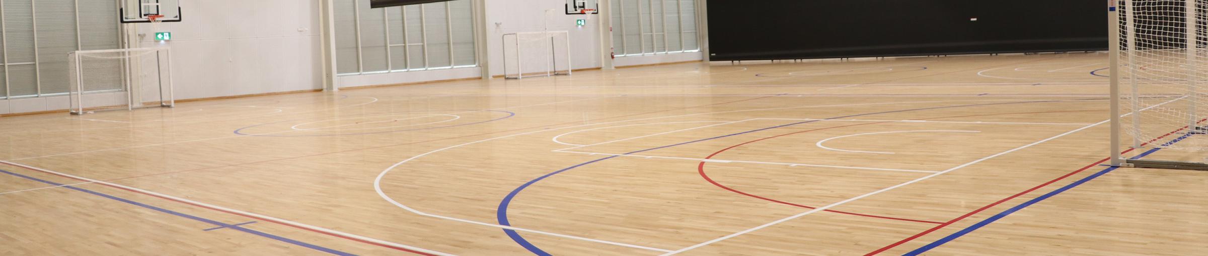 Indoor court at Concord Oval recreation centre