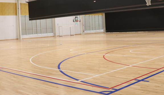 Indoor court at Concord Oval recreation centre